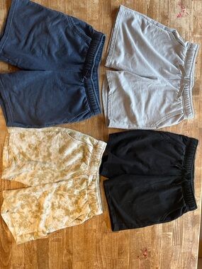 4 Pairs Kids Cotton-blend Shorts - Navy, Gray, Black, Tie-Dye | Cat & Jack